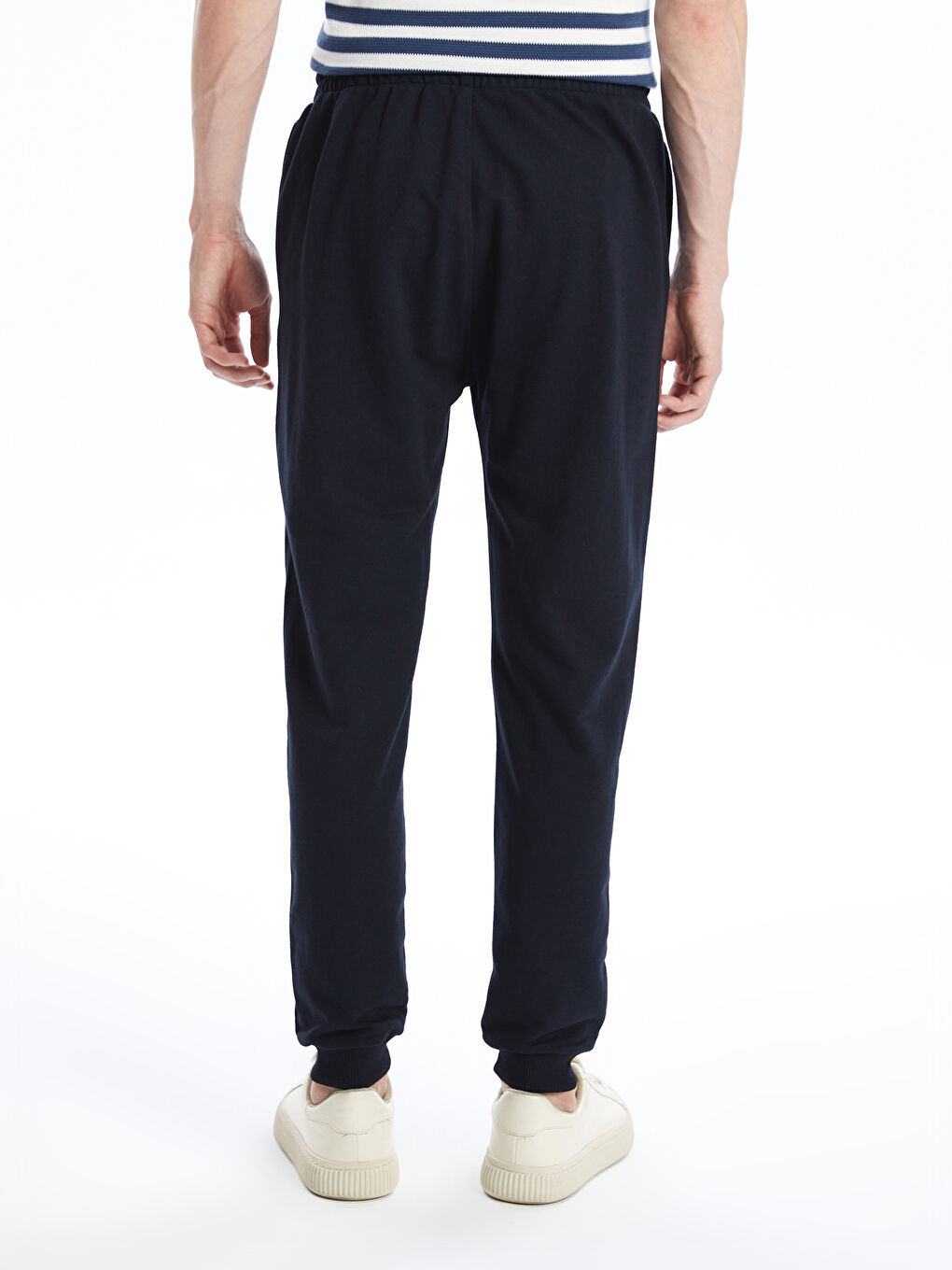 Lacivert Standart Kalıp Erkek Jogger Eşofman Altı-3