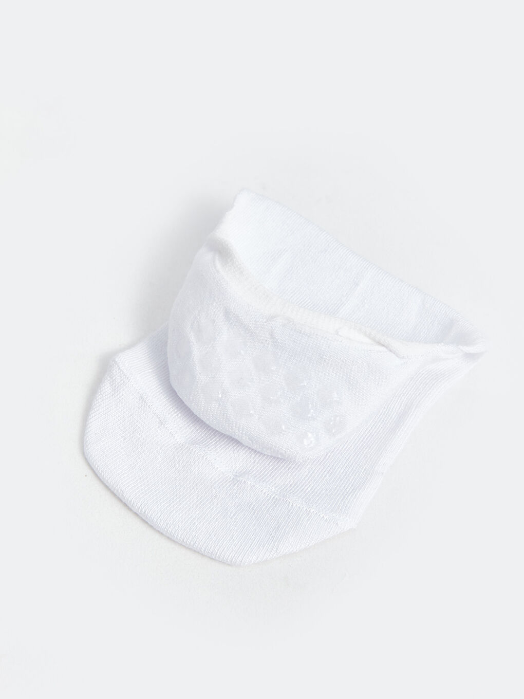 Beyaz Modal 3'lü Kadın Babet Çorap-3