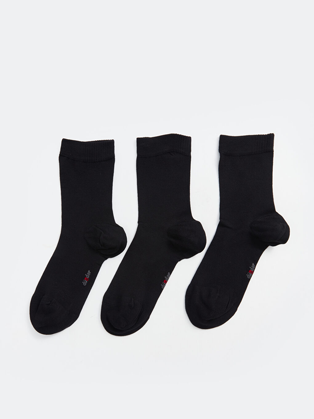 Siyah Modal 3'lü Kadın Soket Çorap