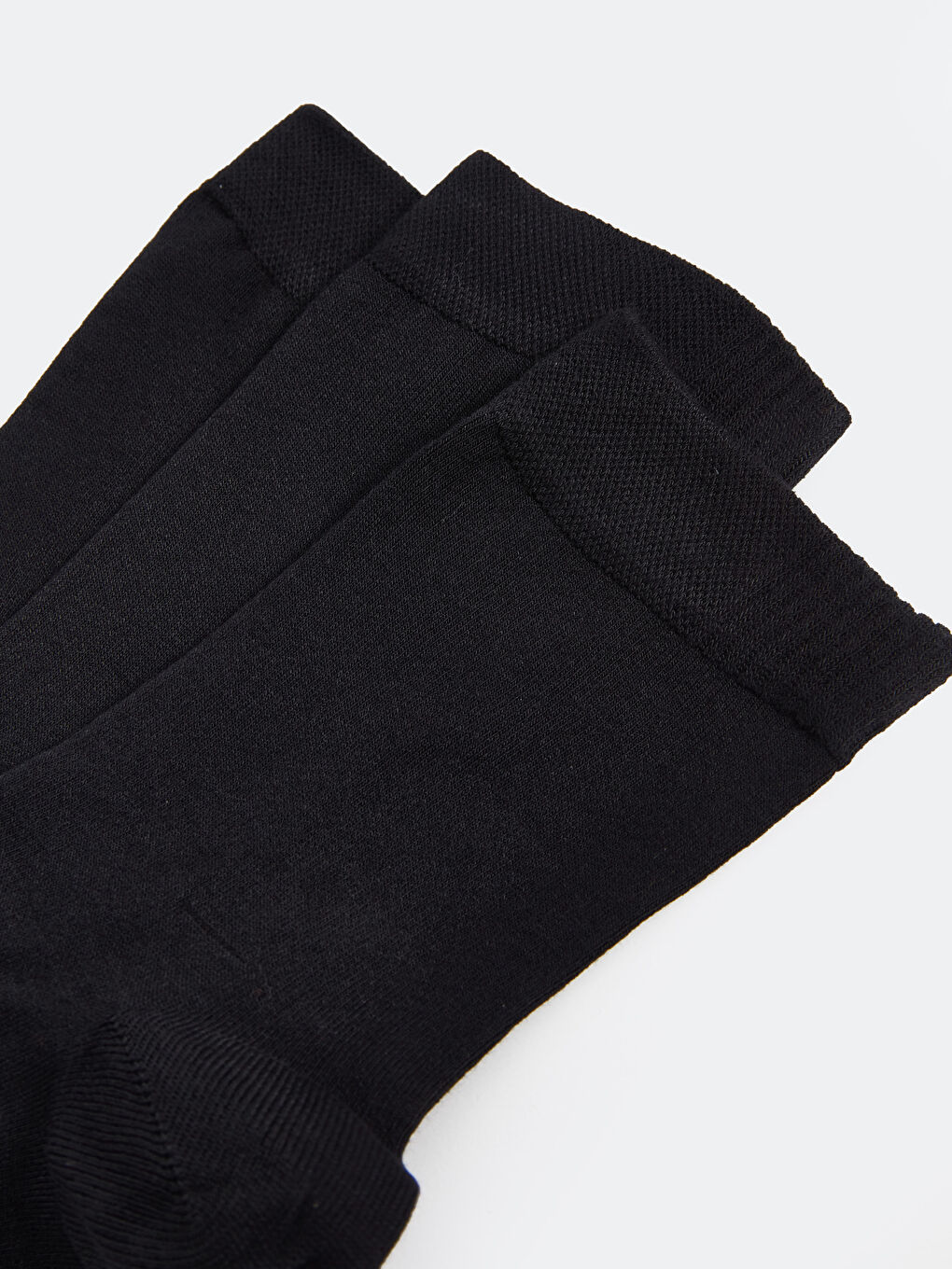 Siyah Modal 3'lü Kadın Soket Çorap-2