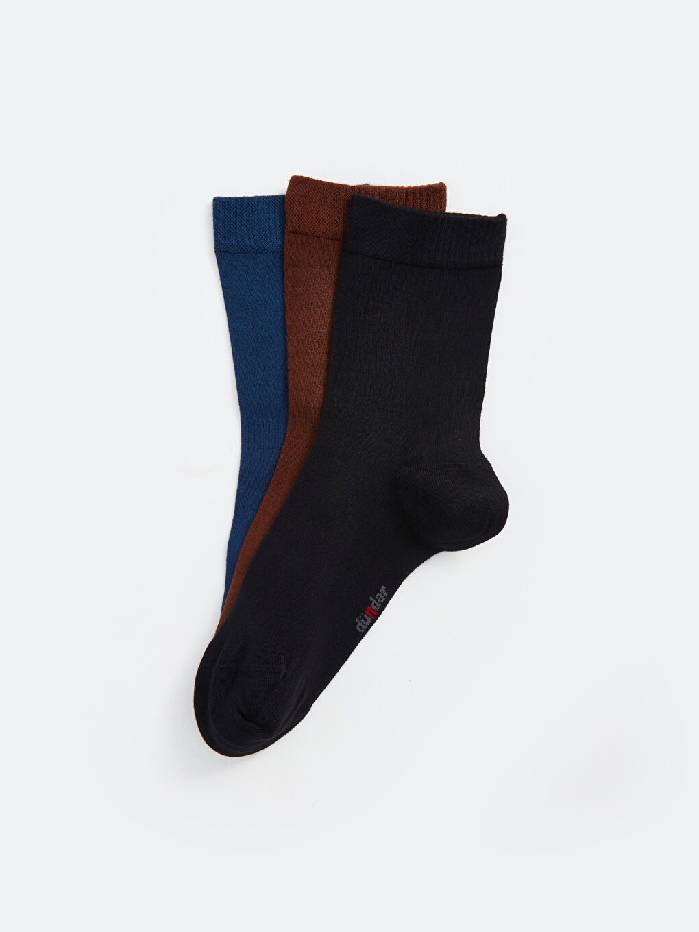 Karışık Modal 3'lü Kadın Soket Çorap-1