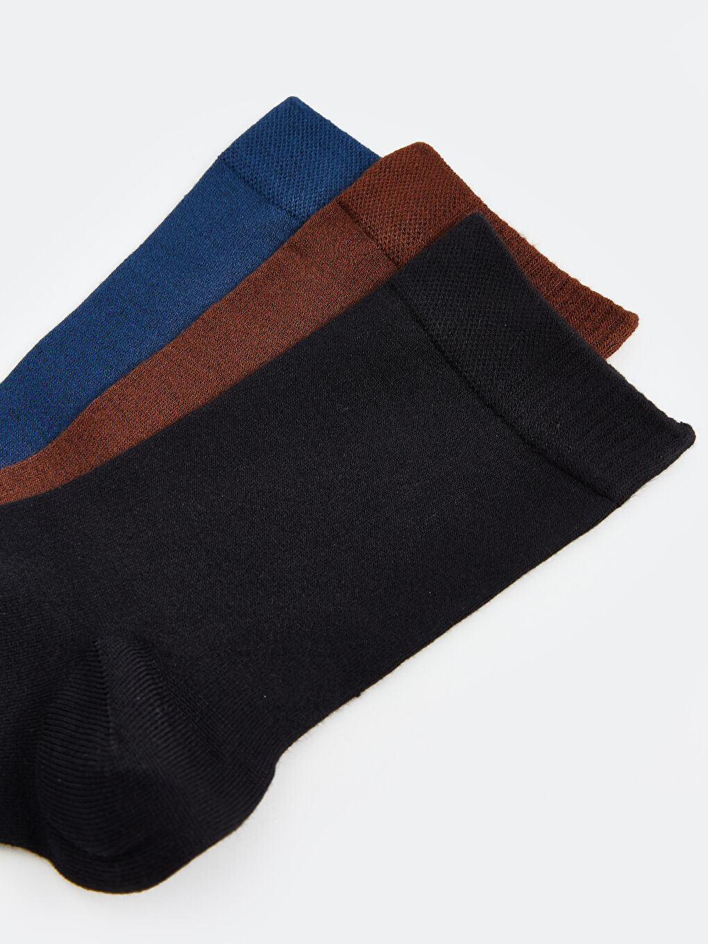 Karışık Modal 3'lü Kadın Soket Çorap-2