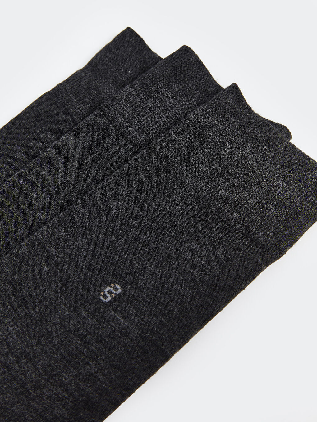 Antrasit Erkek İnce Soket Çorap 3'lü-2