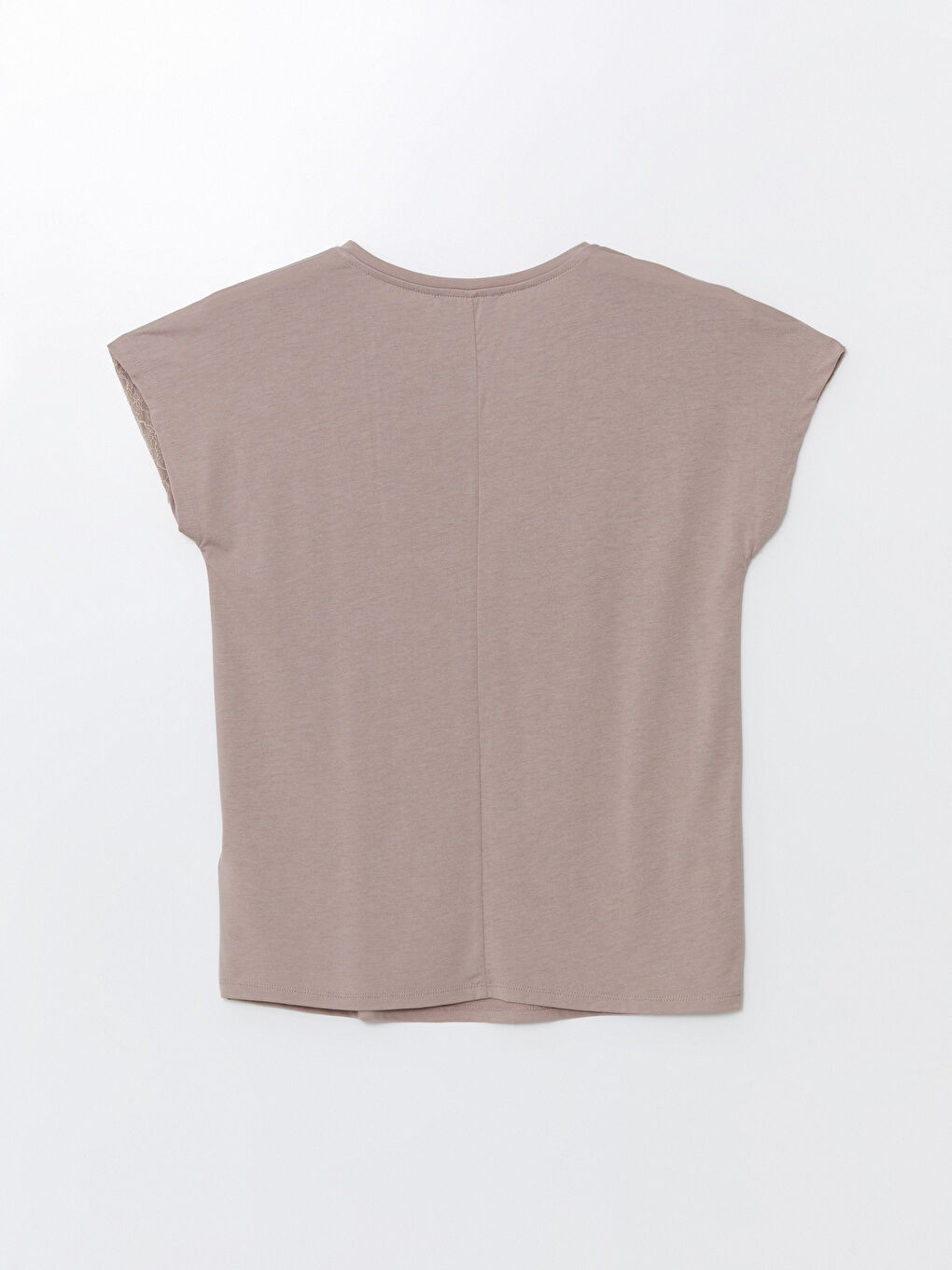 Crew Neck Embroidered Short Sleeve Women's T-Shirt -S4NS86Z8-GFR