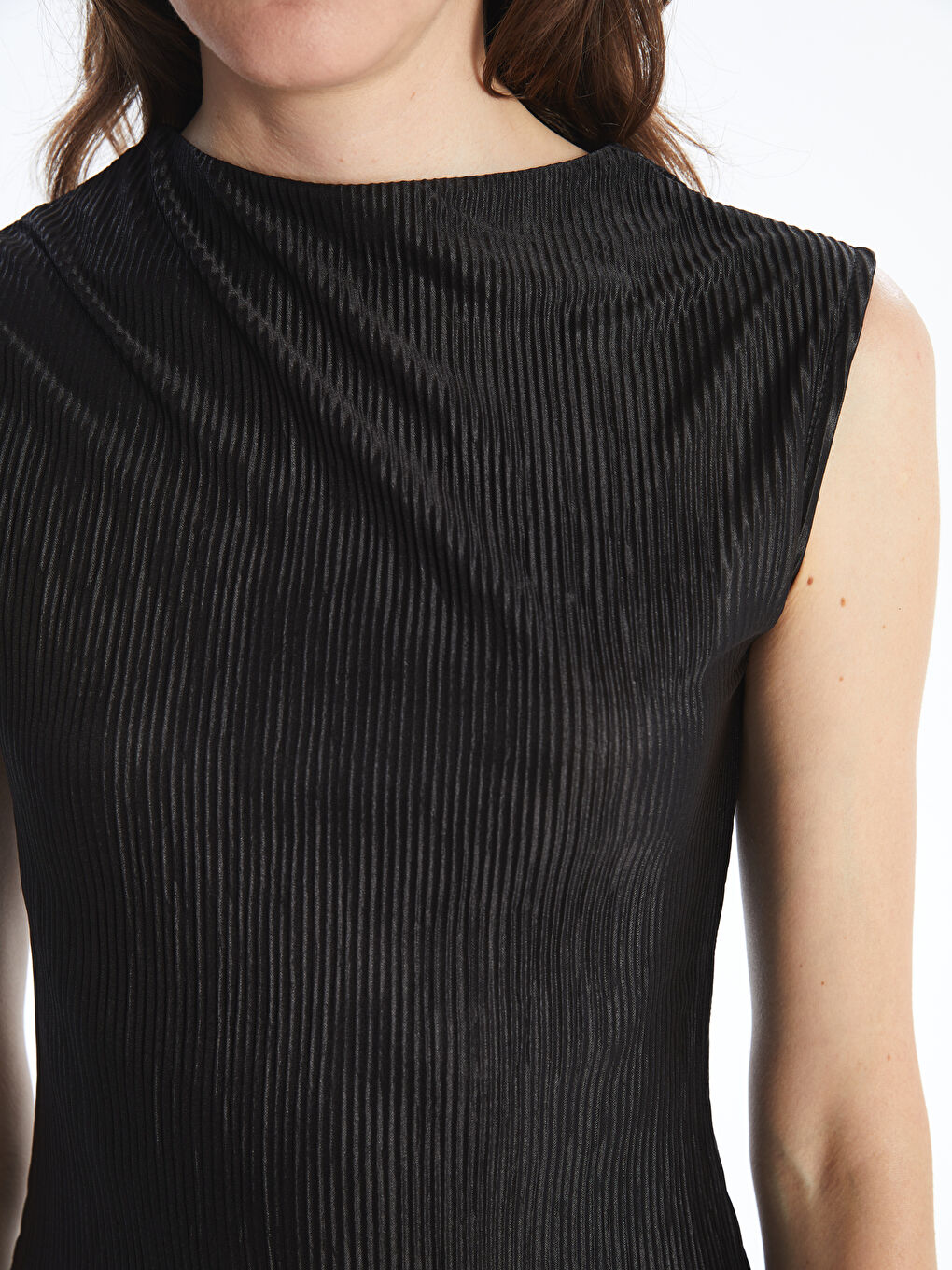 Crew Neck Straight Women Dress -S4NT25Z8-CVL