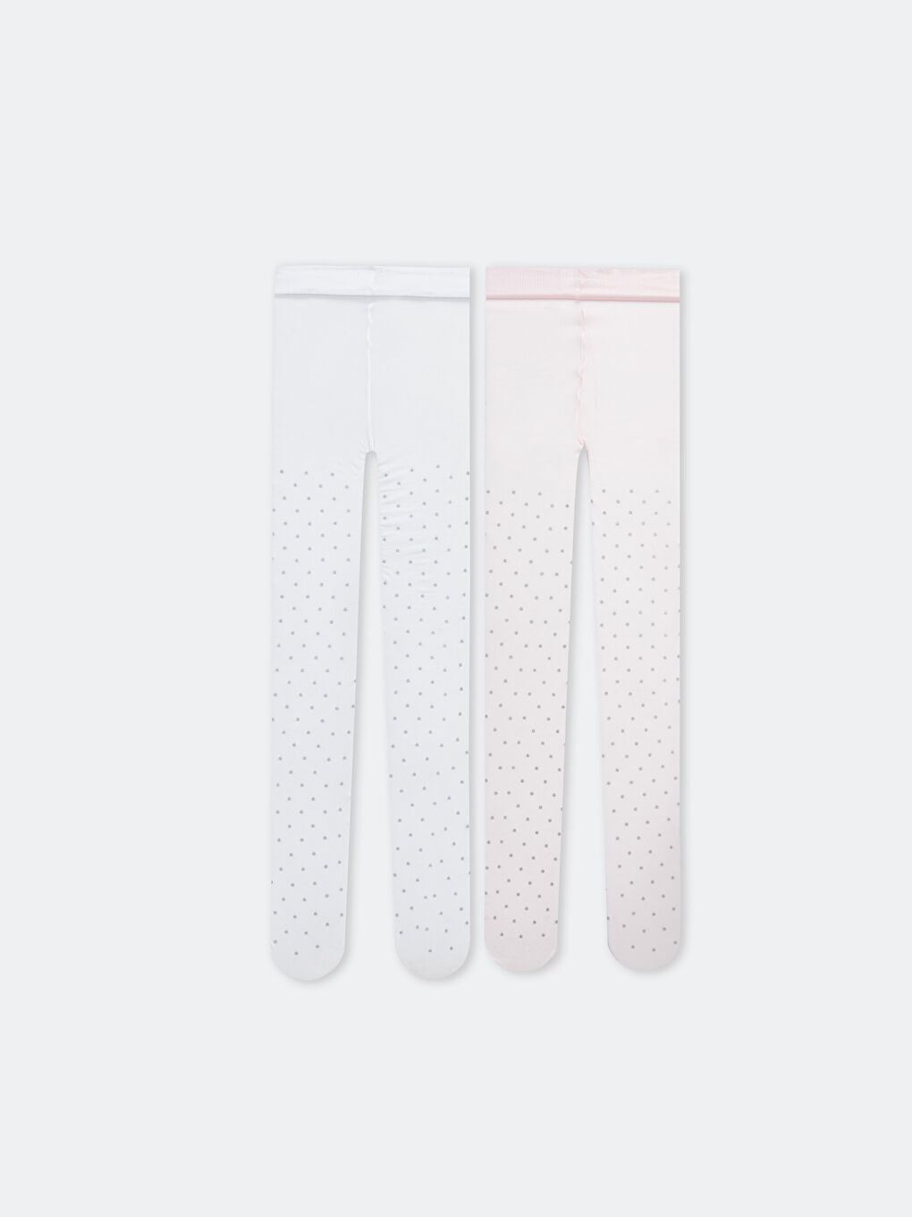 Patterned Girls' Sheer Tights 2-Pack -S4NU20Z4-FEW