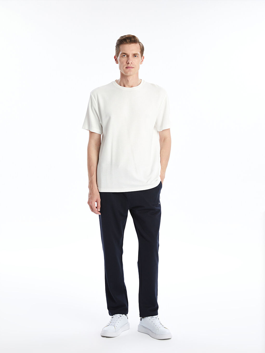 Lacivert Standart Kalıp Erkek Eşofman Altı