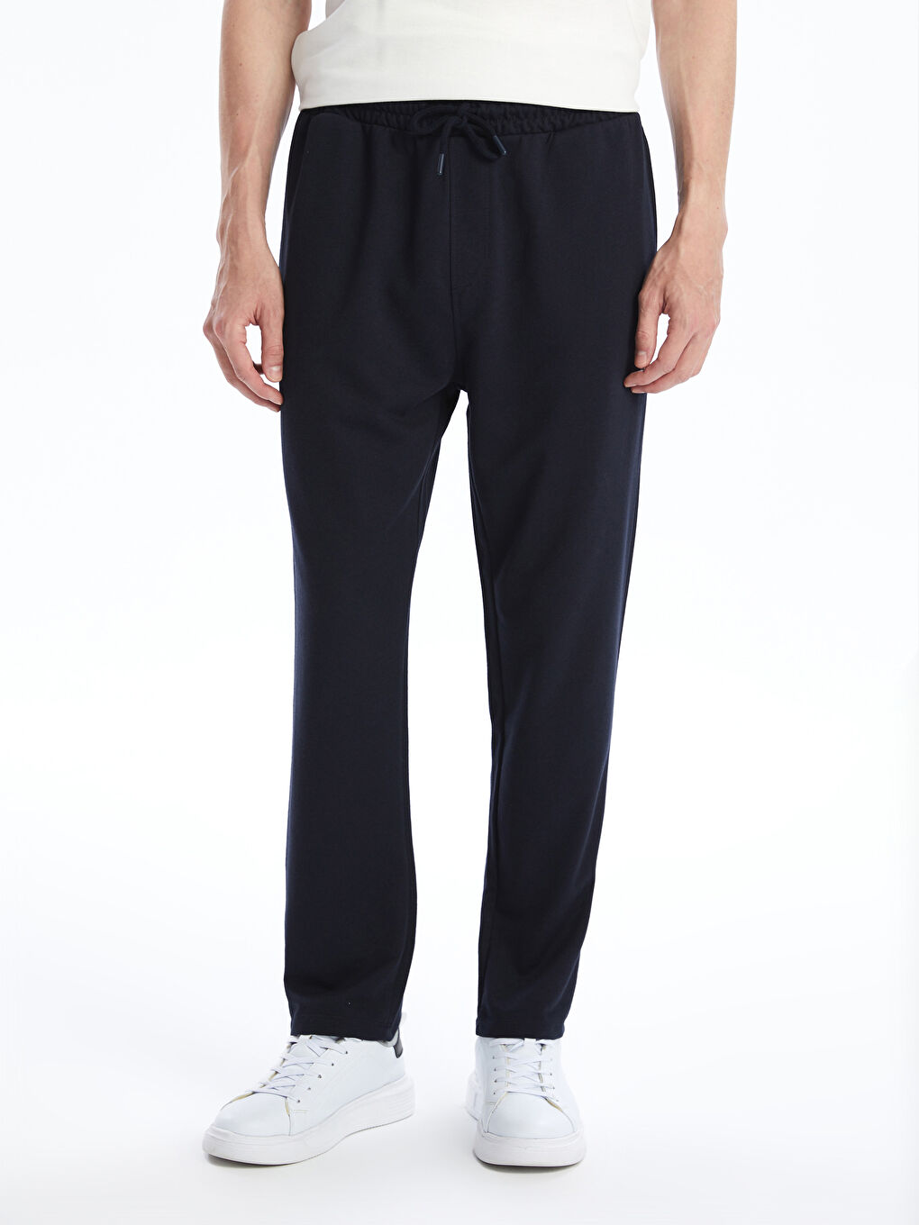 Lacivert Standart Kalıp Erkek Eşofman Altı-1