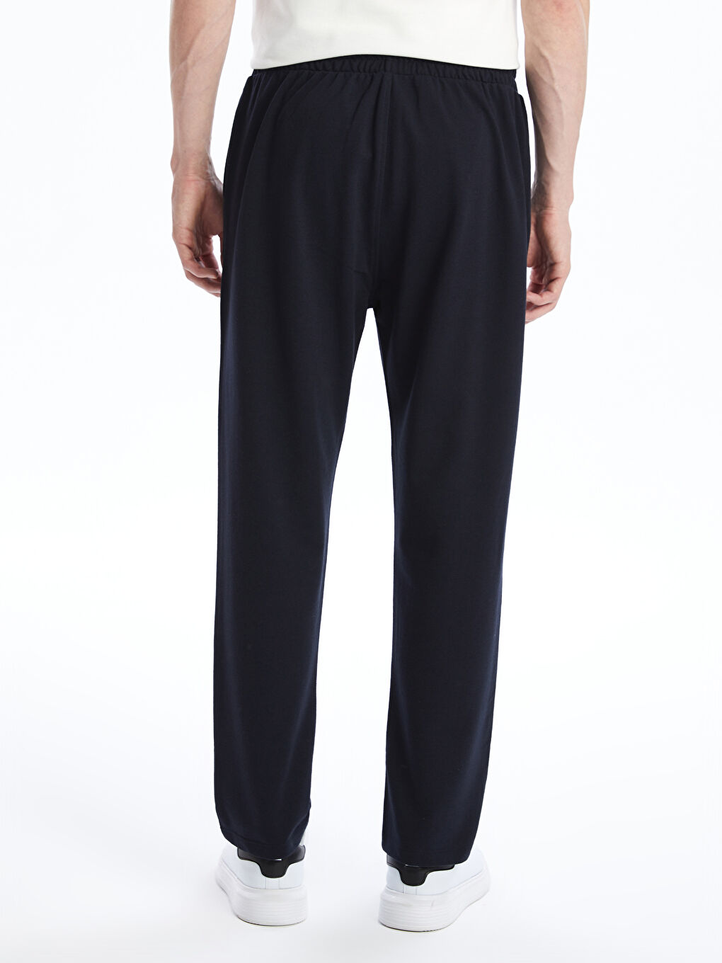 Lacivert Standart Kalıp Erkek Eşofman Altı-2