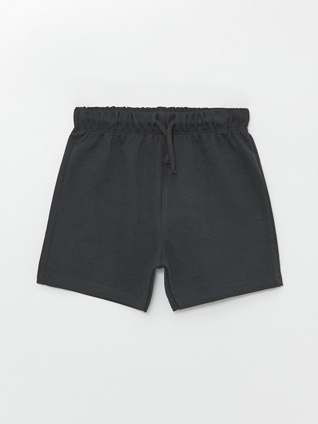 Antrasit Beli Lastikli Basic Erkek Bebek Şort