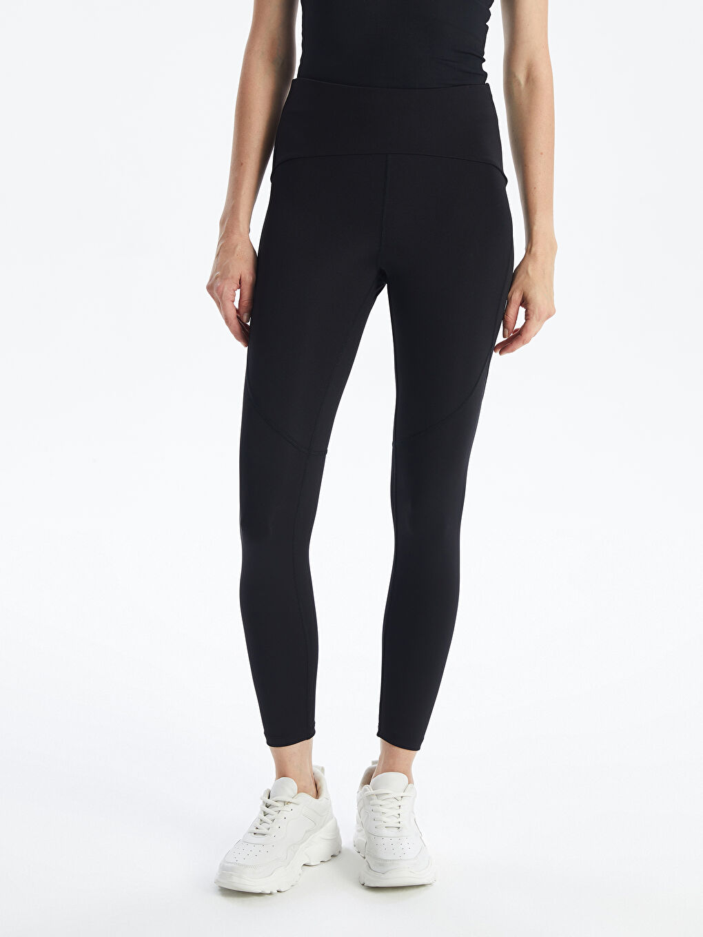 Women's Elastic Waist Sport Leggings -S4O032Z8-LKX