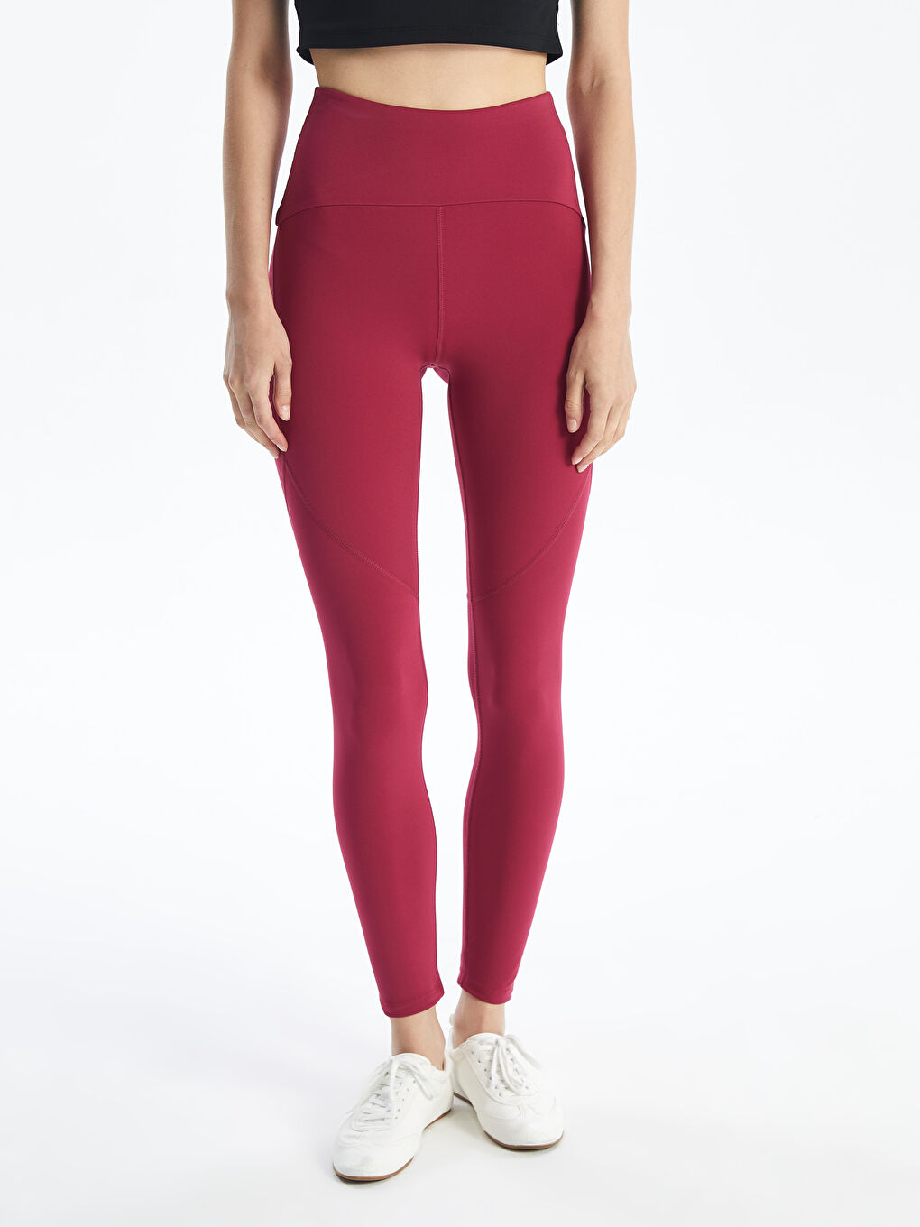 Women's Elastic Waist Sport Leggings -S4O032Z8-QHA