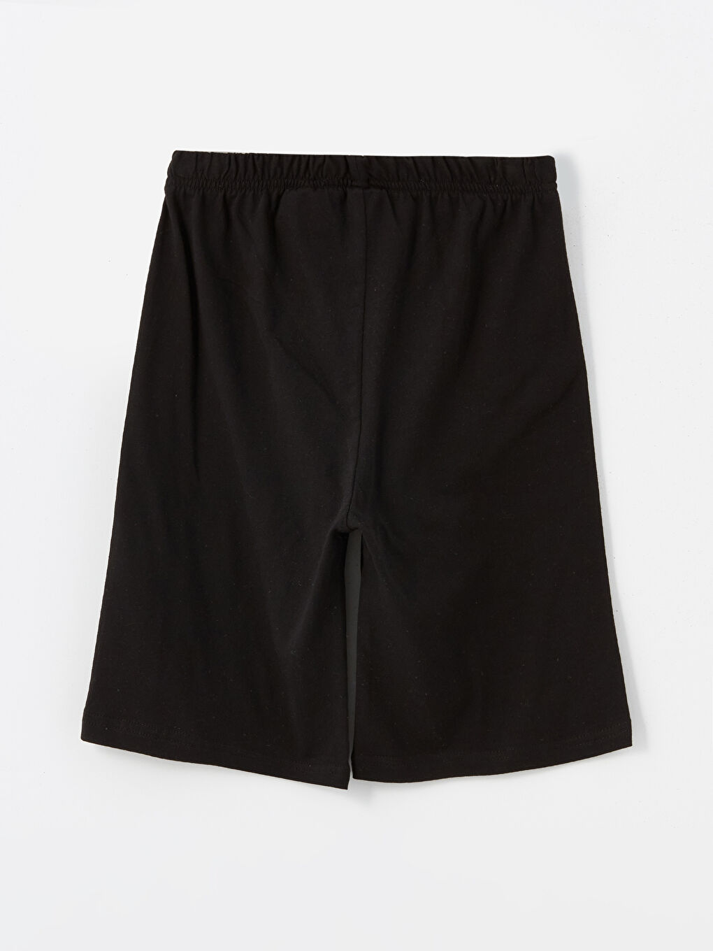 Siyah Beli Lastikli Minecraft Baskılı Erkek Çocuk Pijama Şort-1