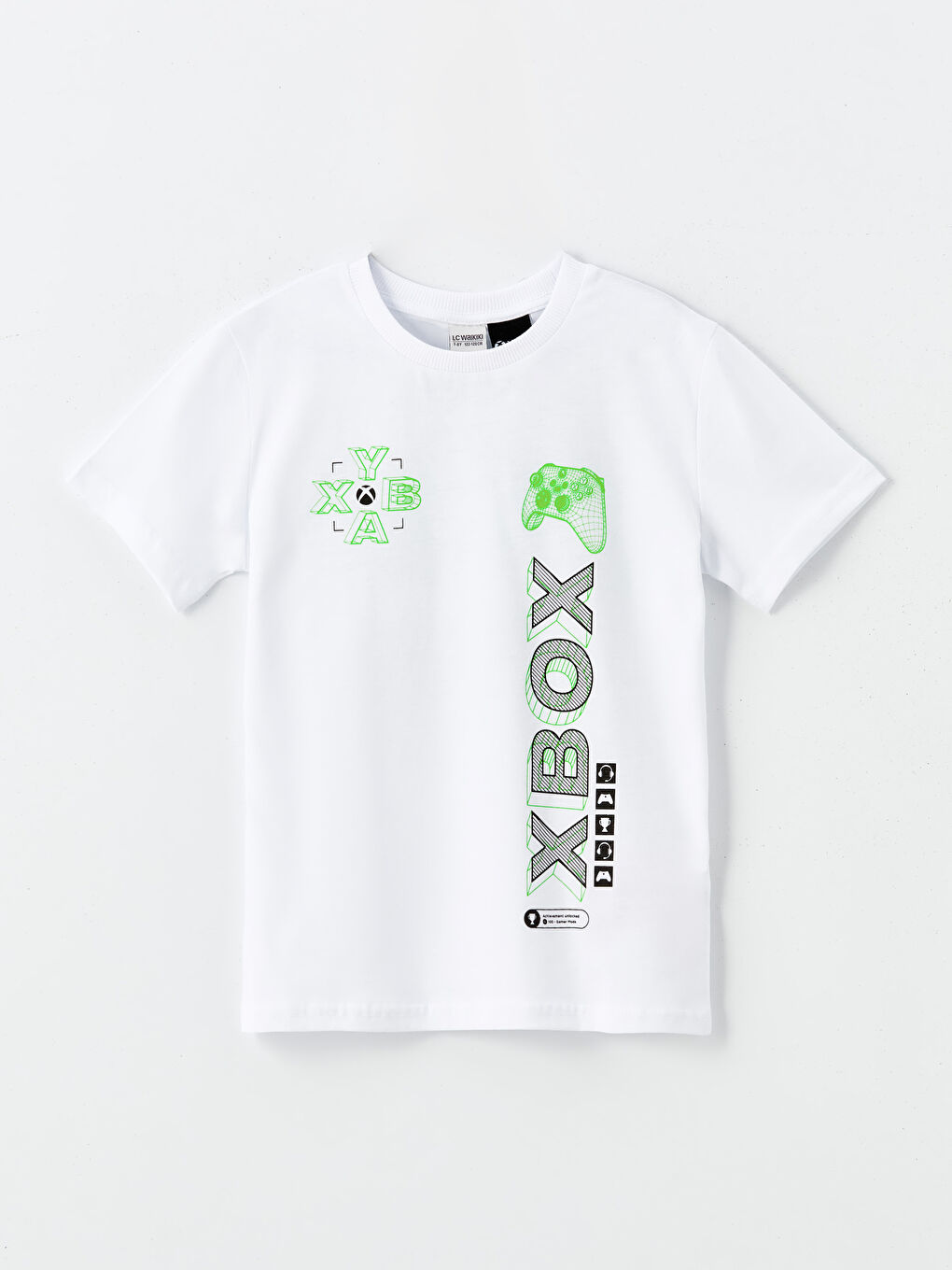 LCW Kids Κοντομάνικη Μπλούζα Xbox με Στρογγυλή Λαιμόκοψη για Αγόρια -S4O338Z4-FFB