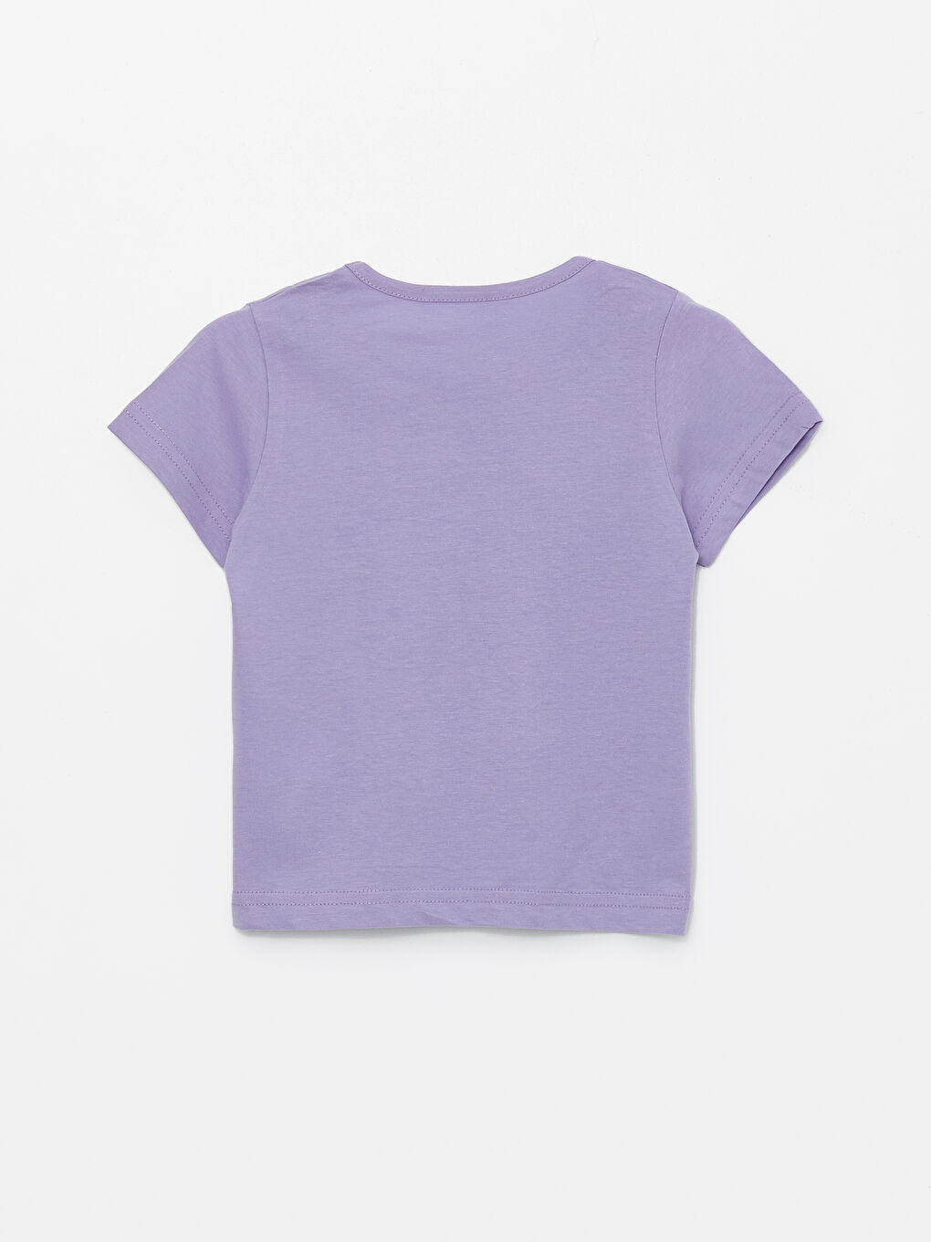 Güneş Kids Lila Bisiklet Yaka Kısa Kollu Baskılı Kız Bebek Pijama Takımı - 3