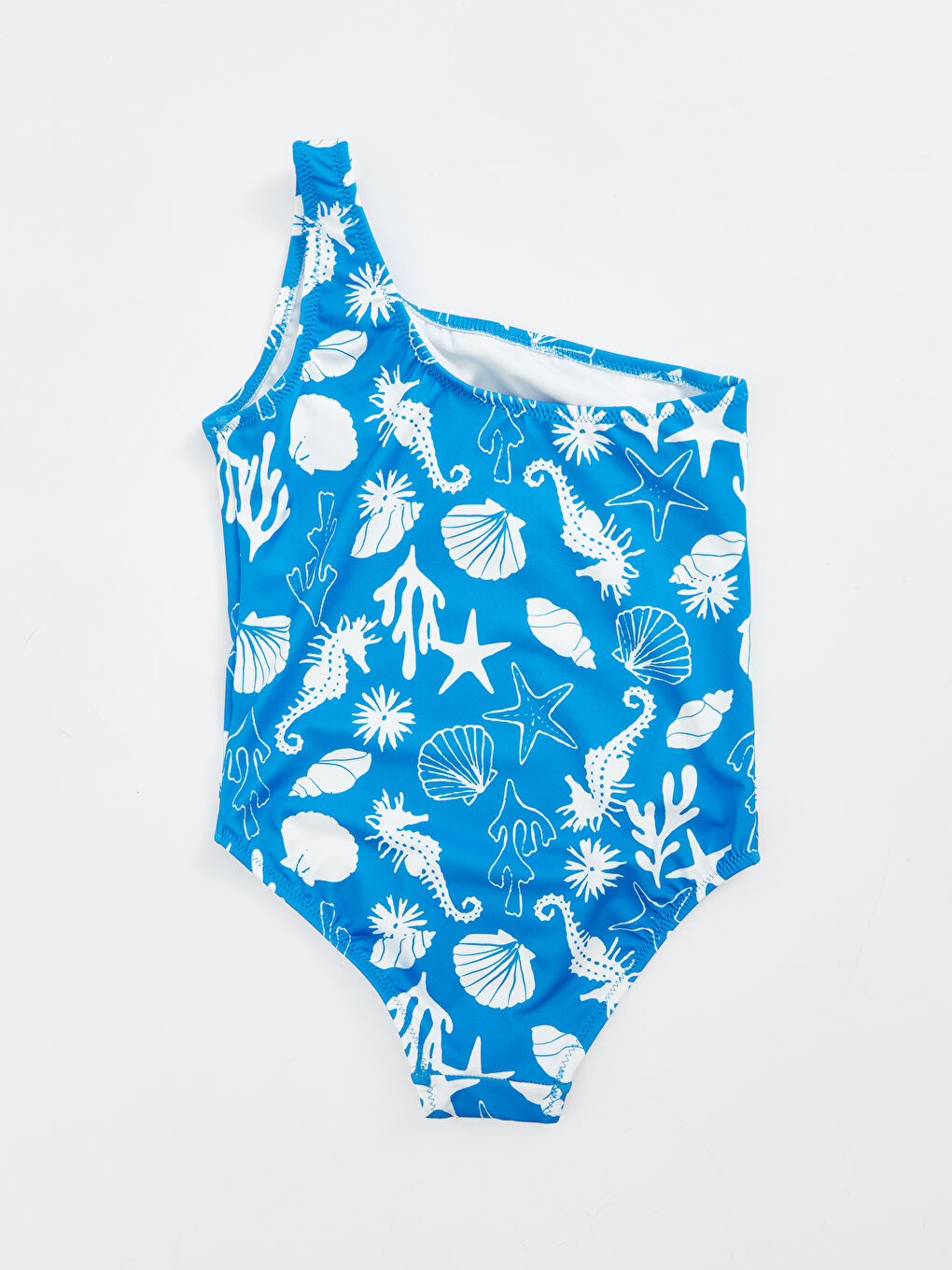 Ekru Hızlı Kuruyan Kız Çocuk Mayo-1