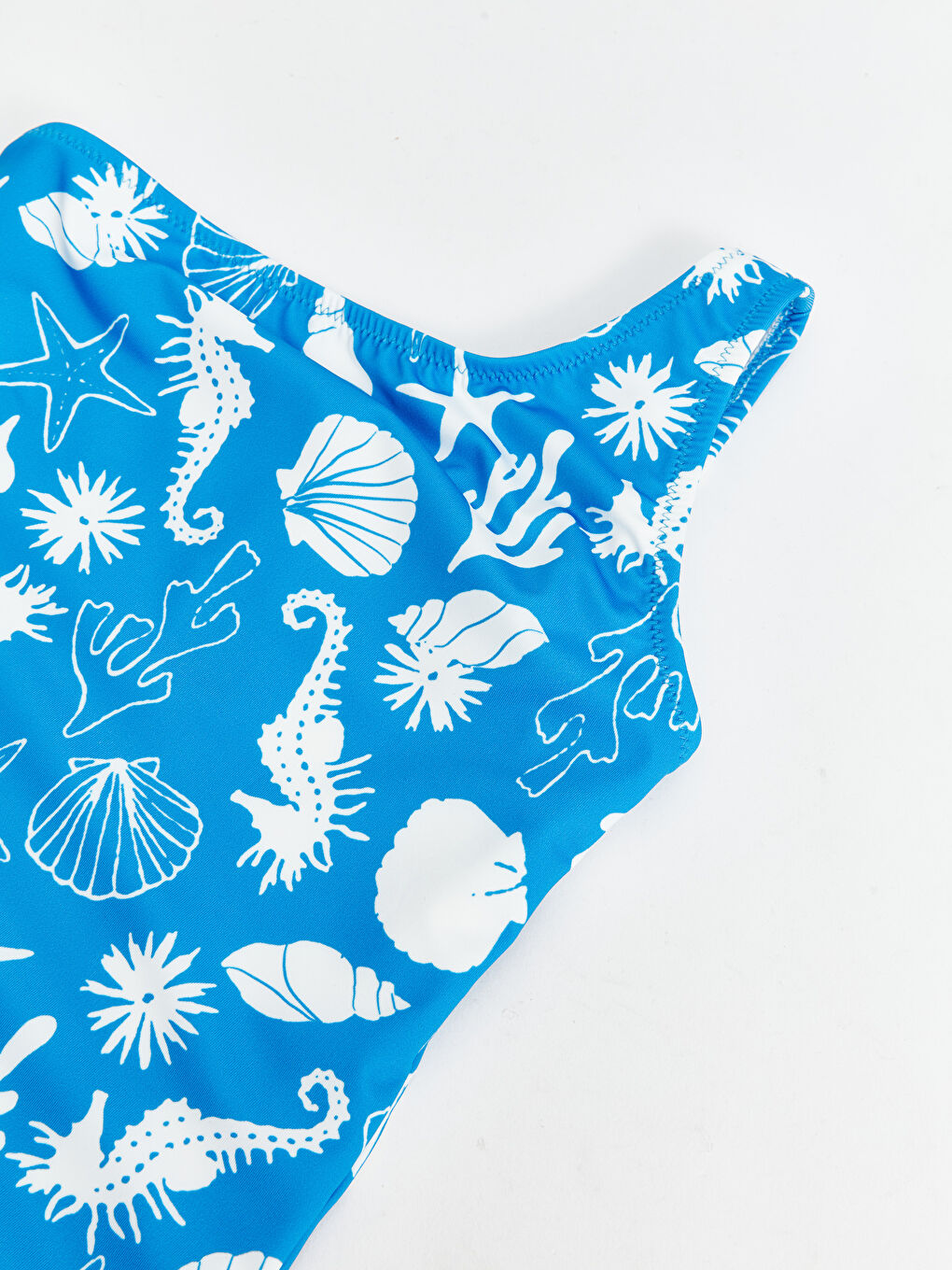 Ekru Hızlı Kuruyan Kız Çocuk Mayo-2