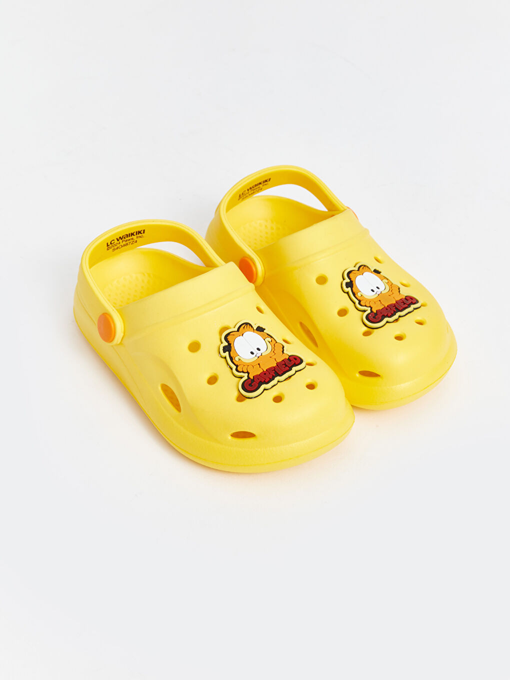 LCW STEPS Sari Garfield Baskılı Erkek Çocuk Plaj Sandaleti