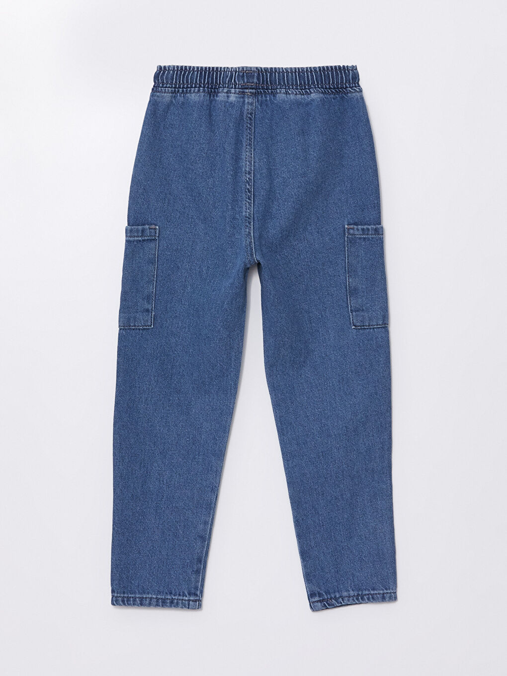 LCW baby Orta İndigo Rodeo Beli Lastikli Basic Erkek Bebek Jean Pantolon - 2