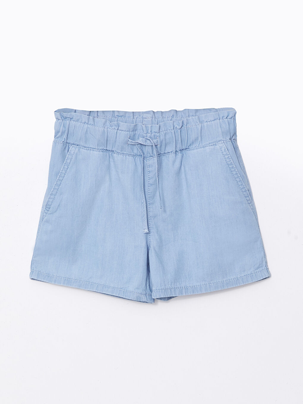 Elastic Waist Girl Jean Short -S4O596Z4-311