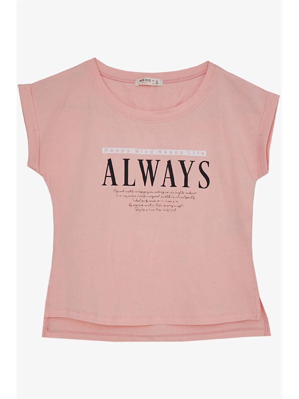 Turuncu Bisiklet Yaka Kız Çocuk Tişört ve Eşofman Altı-2