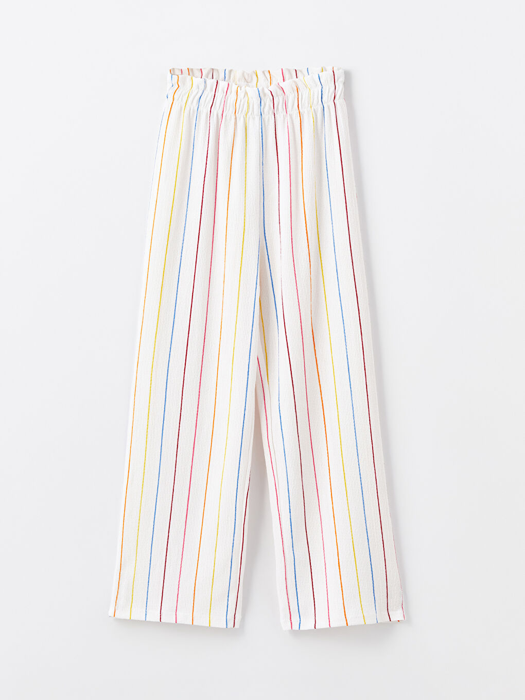 Elastic Waist Striped Girl Trousers -S4O735Z4-SZ5