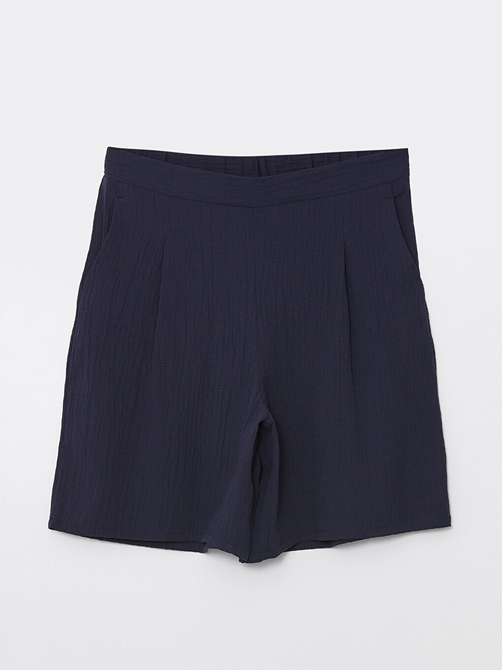 Women's Elastic Waist Regular Shorts -S4O768Z8-E1J