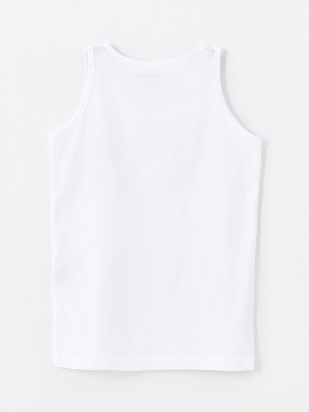 Beyaz Bisiklet Yaka Galatasaray Baskılı Erkek Çocuk Atlet 2'li-4