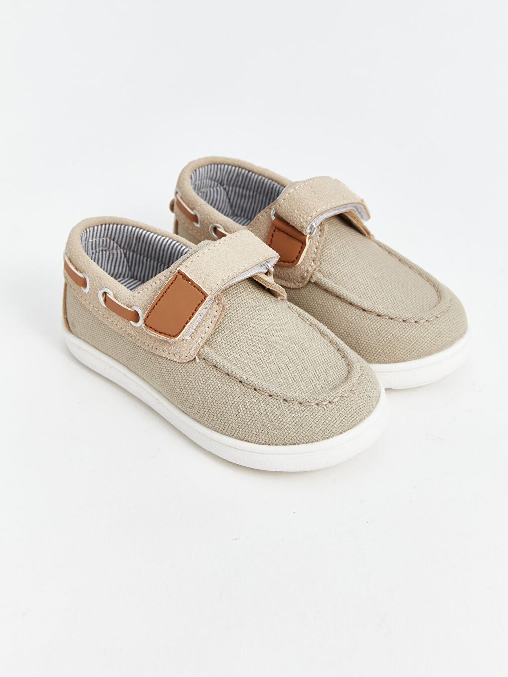 Bej Cırt Cırtlı Erkek Bebek Spor Ayakkabı