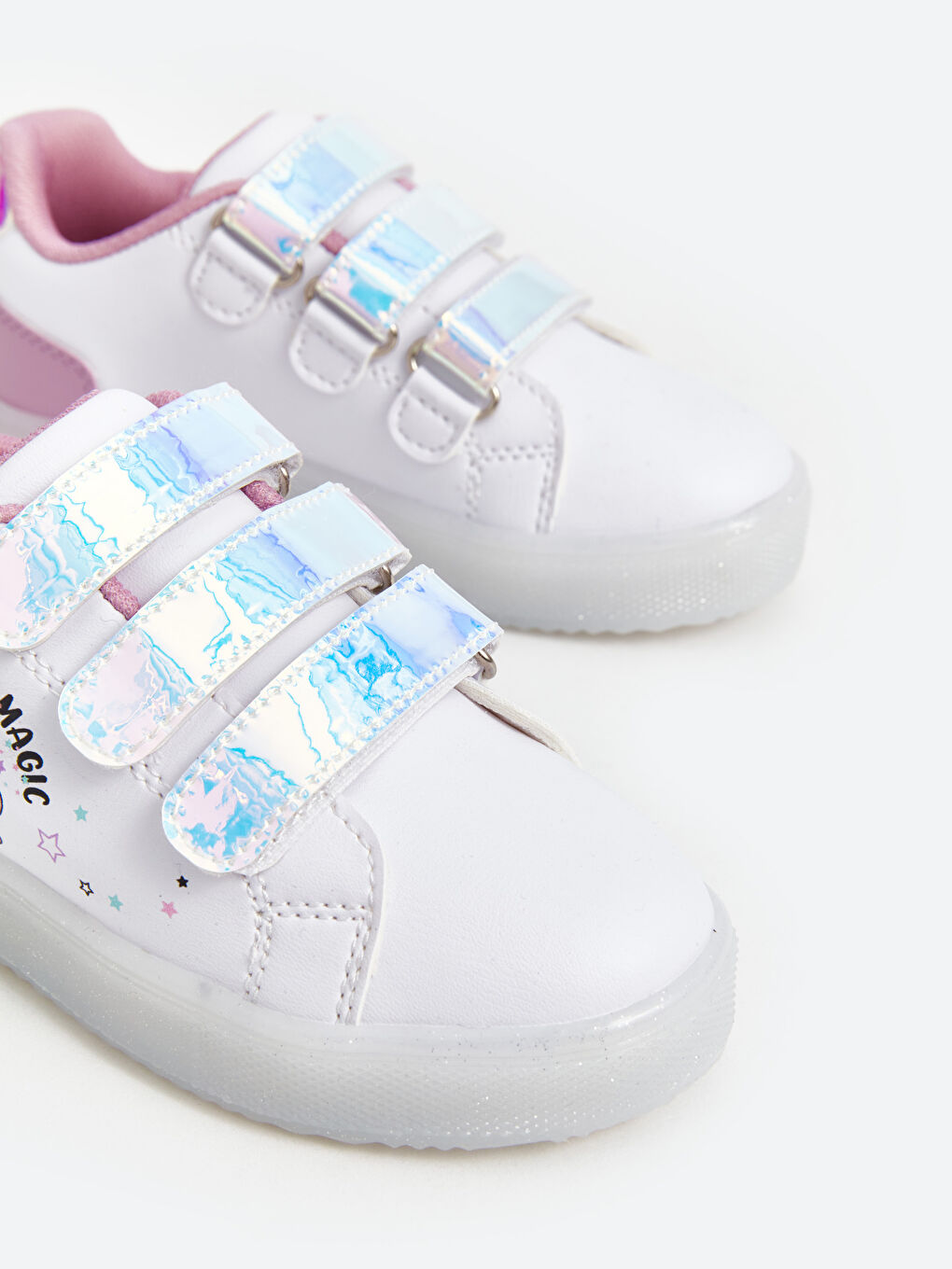 Girl's Sports Shoes with Illuminated Soles -S4O824Z4-J5E
