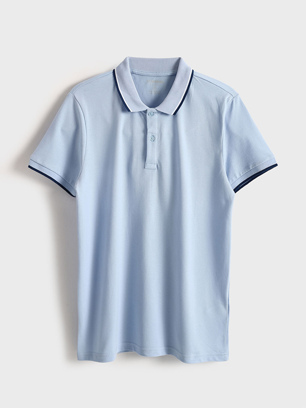 Поло яка Къс ръкав Пике Тениска за мъже-5