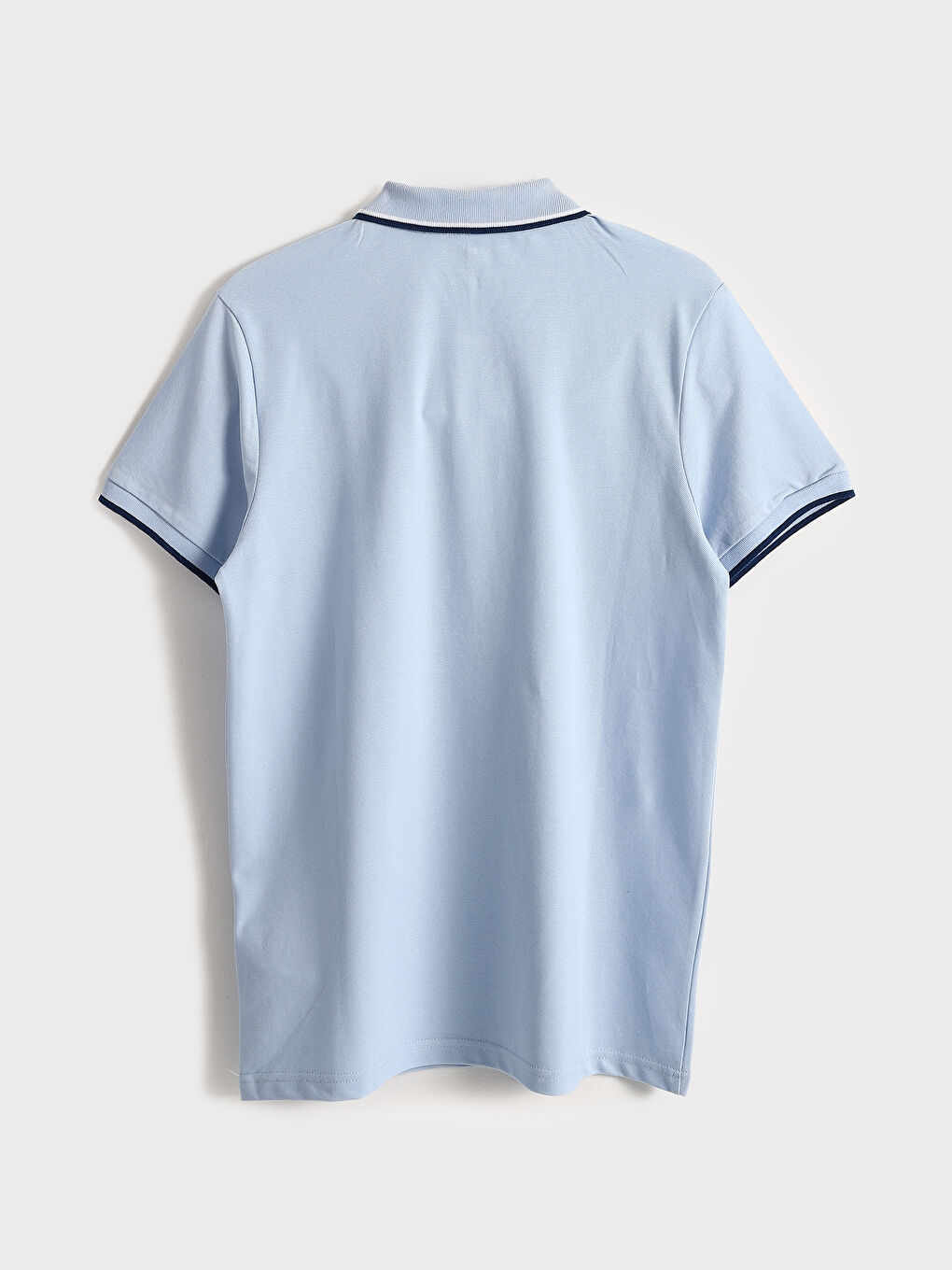 Поло яка Къс ръкав Пике Тениска за мъже-7