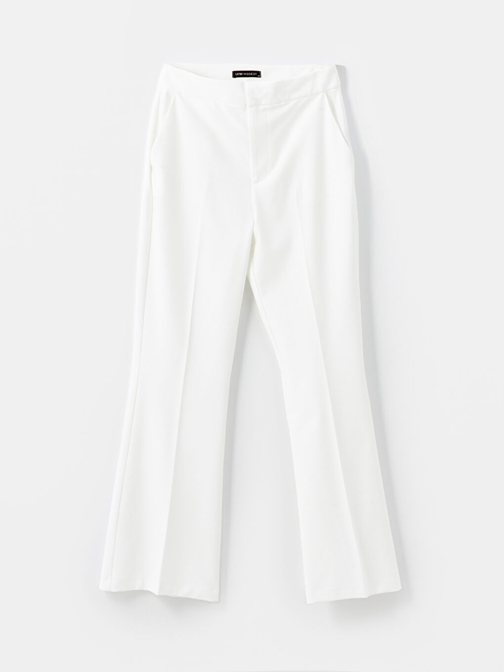 Standard Fit Straight Flared Women's Trousers -S4O880Z8-J5E