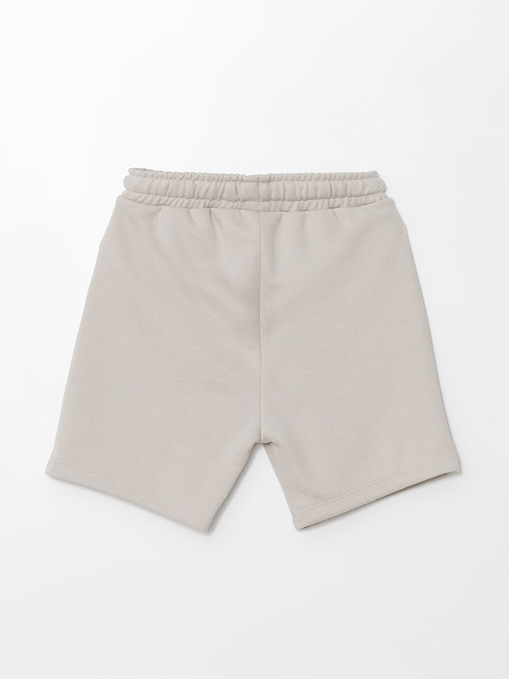 Gri Beli Lastikli Erkek Çocuk Şort-1