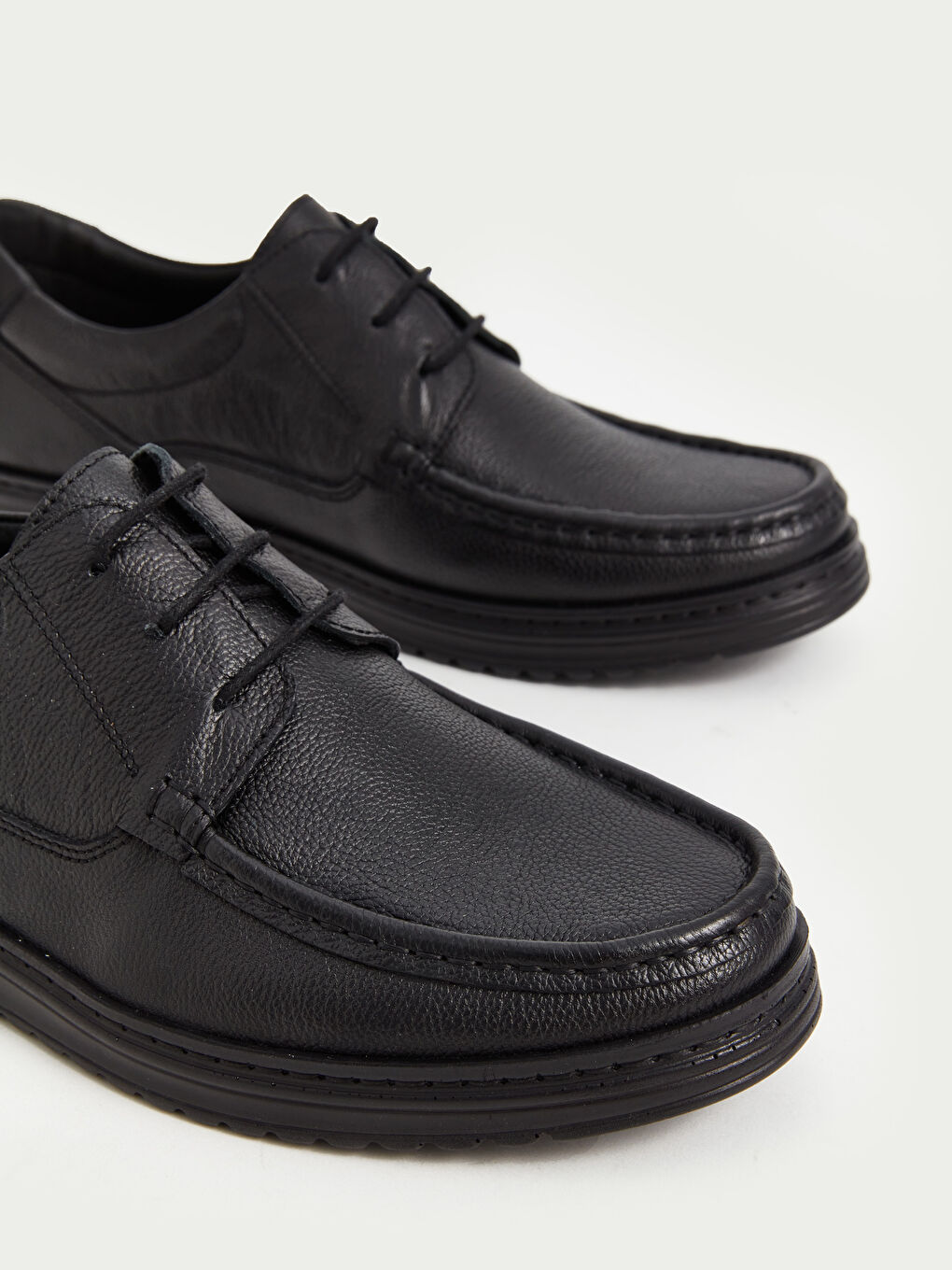 Siyah Bağcıklı Erkek Klasik Ayakkabı-2