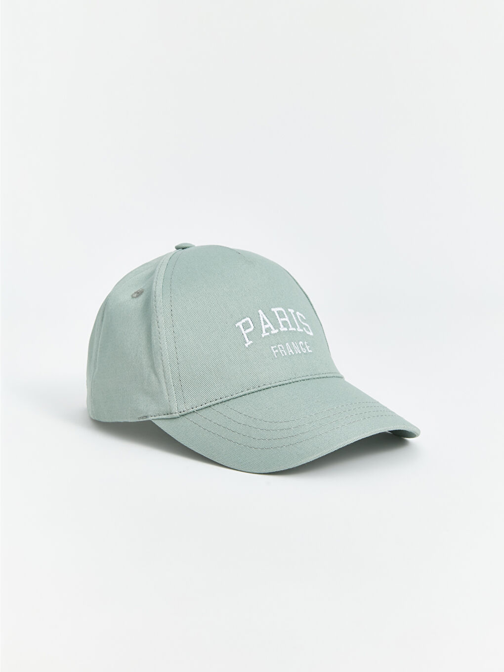 Yeşil Yazı Nakışlı Kadın Kep Şapka