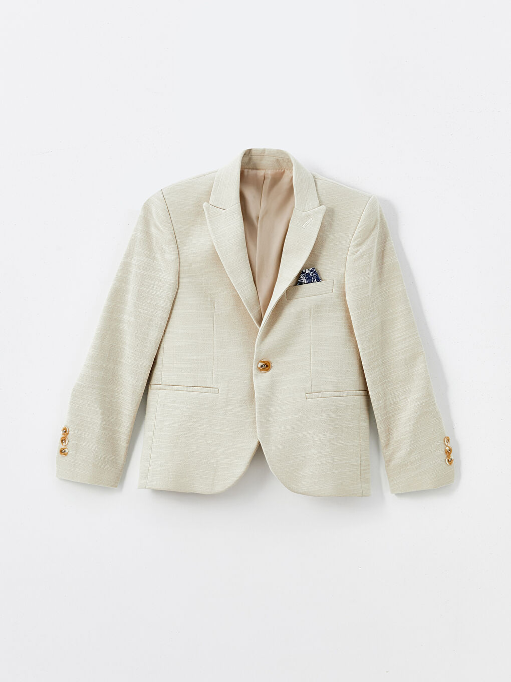 LCW Kids Bej Erkek Çocuk Blazer Ceket