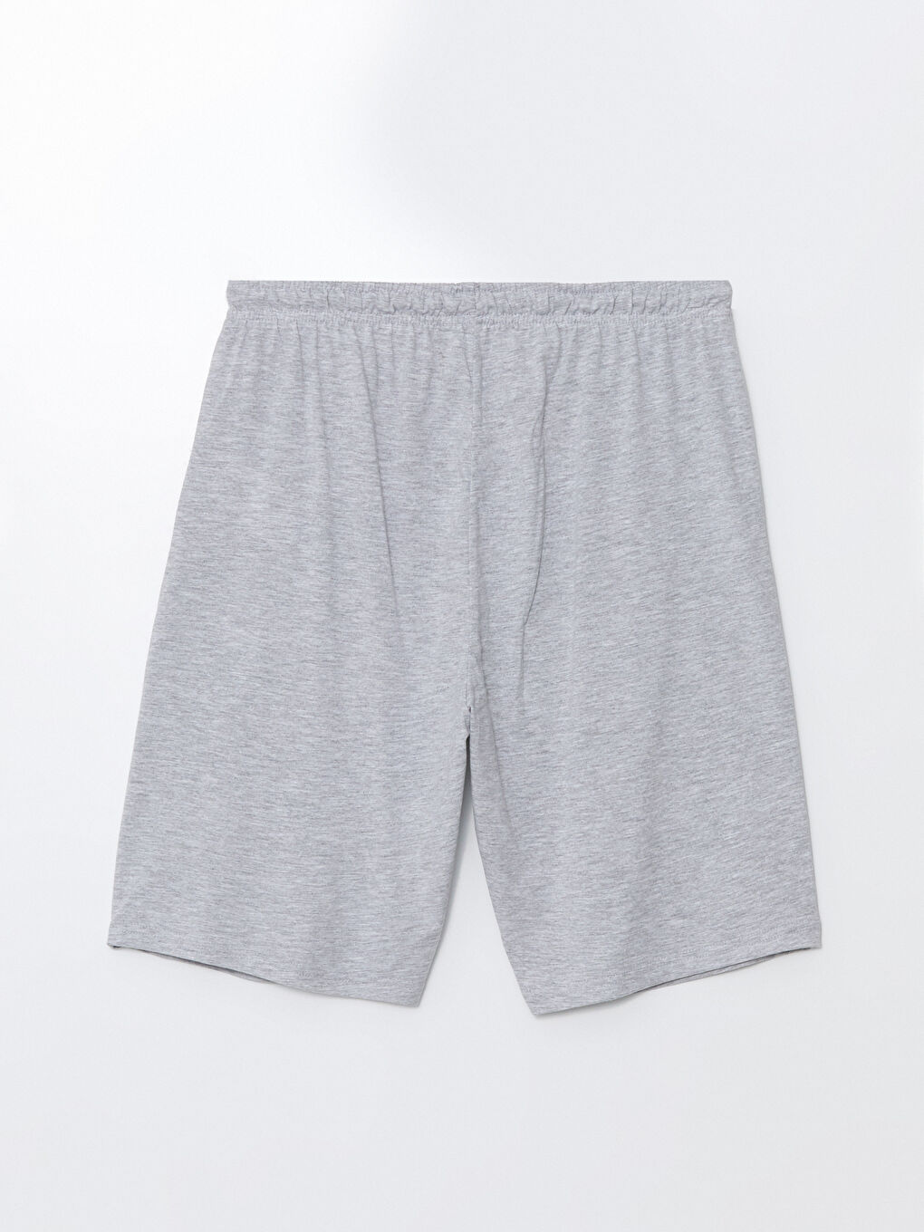 Gri Standart Kalıp Erkek Pijama Alt Şort-1