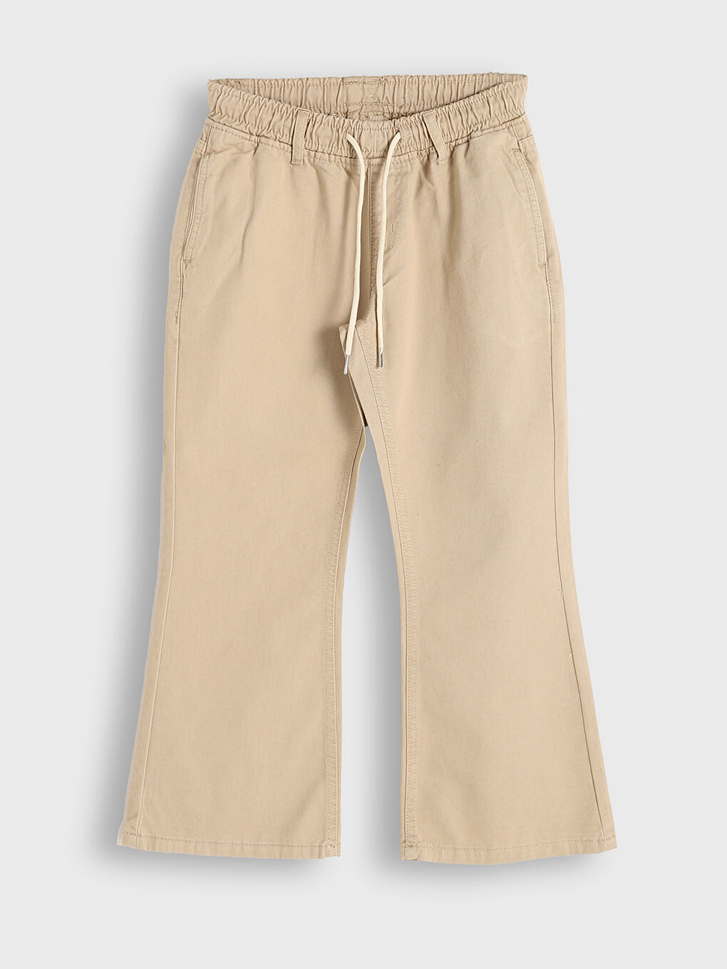 بنطلون أساسي للبنات بخصر مرن