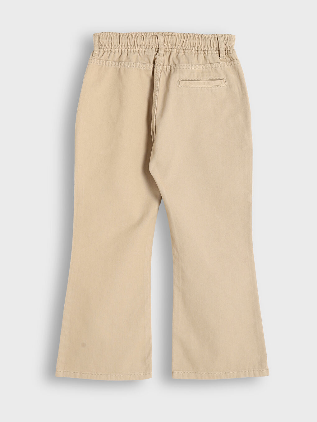 بنطلون أساسي للبنات بخصر مرن-1