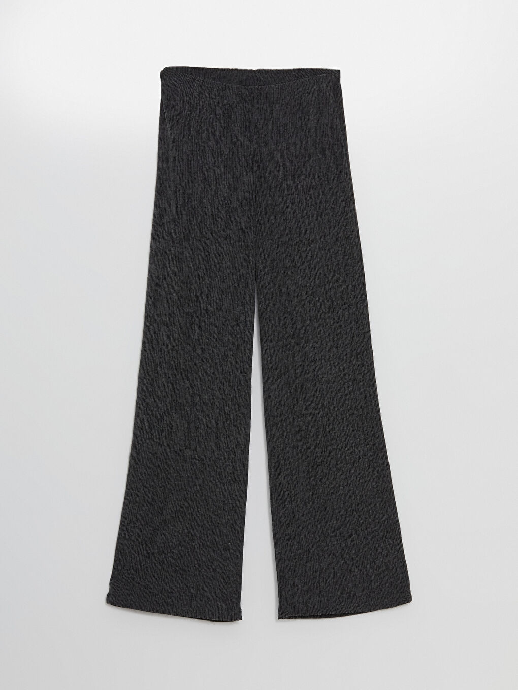Elastic Waist Textured Women's Trousers -S4OC61Z8-JQN