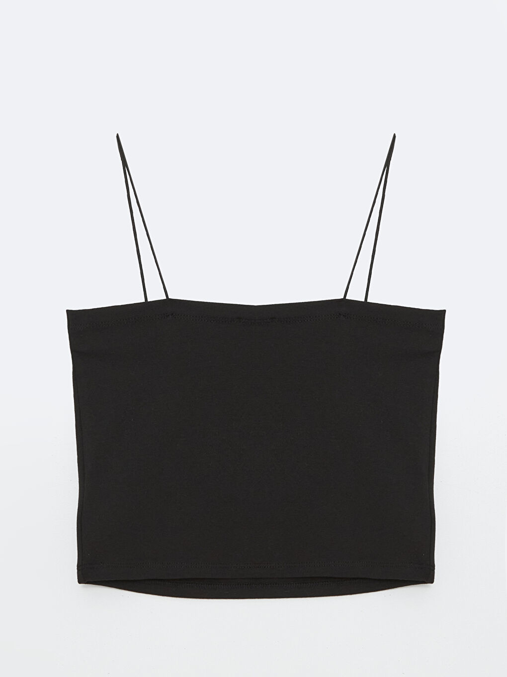 Square Collar Straight Strap Women's Crop -S4OC93Z8-CVL