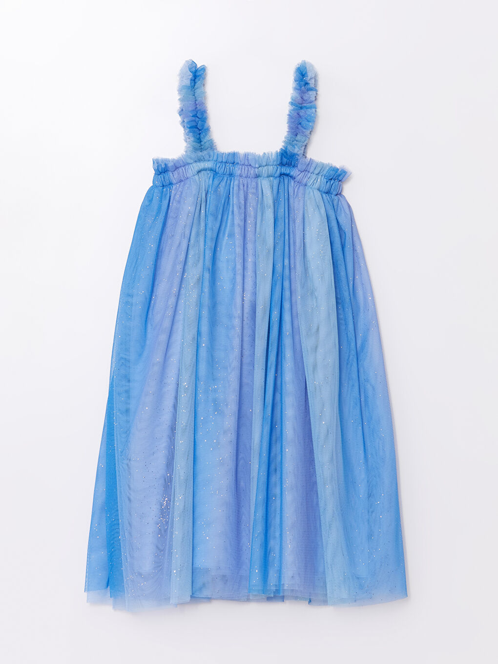 Square Neck Girls' Dress-2