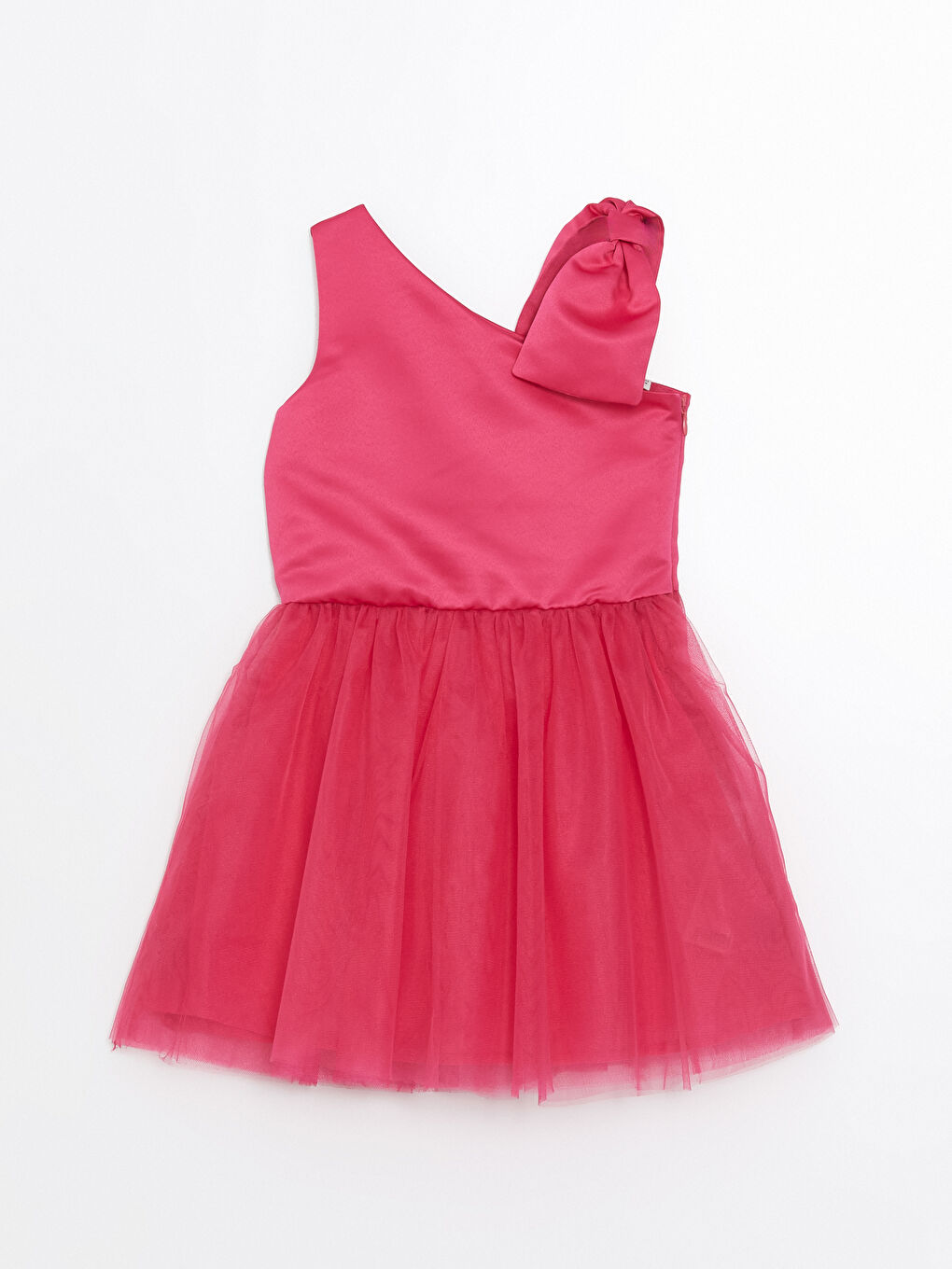 Fuşya Kız Çocuk Abiye Elbise