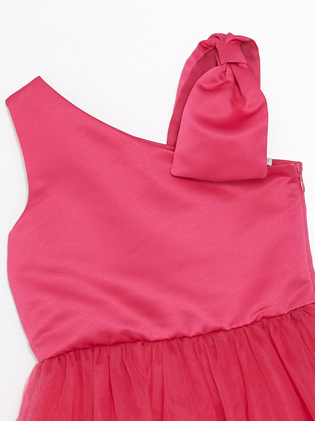 Fuşya Kız Çocuk Abiye Elbise-1