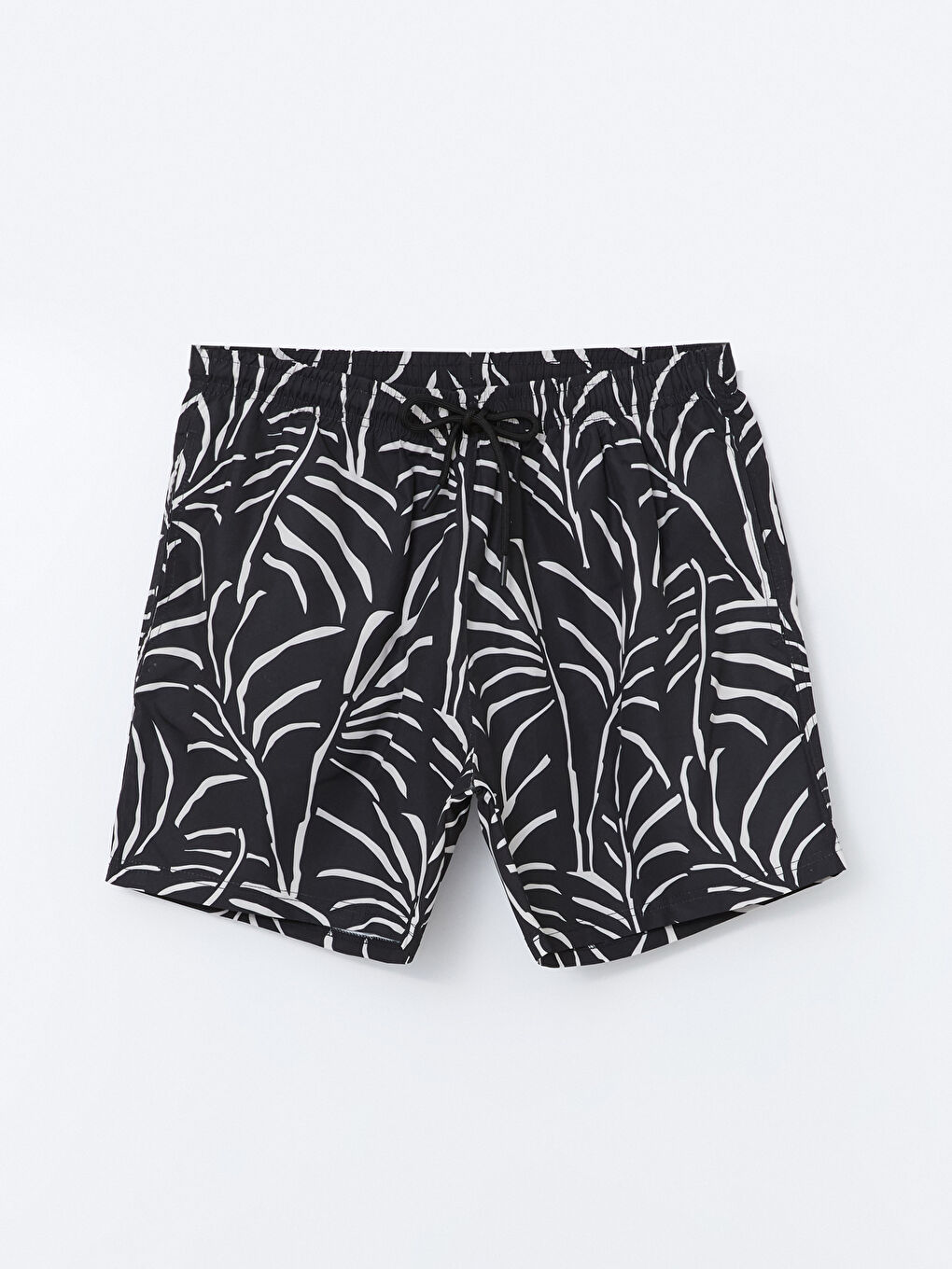 Knee Length Patterned Men's Swimming Shorts-4