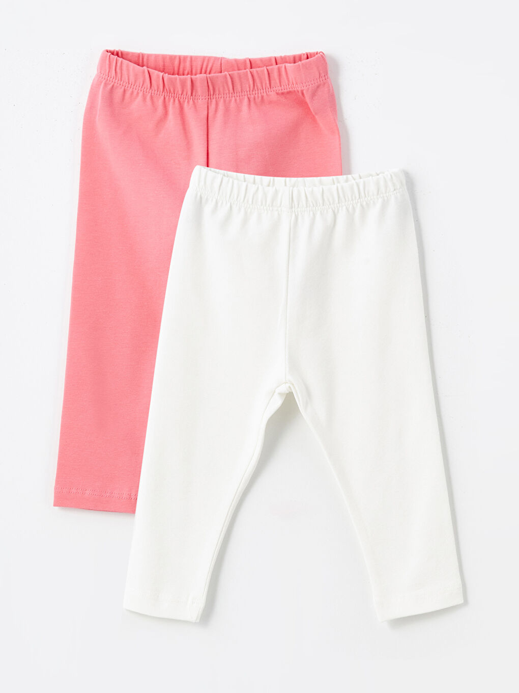 Elastic Waist Basic Baby Girl Tights 2-Pack -S4OD74Z1-FDU