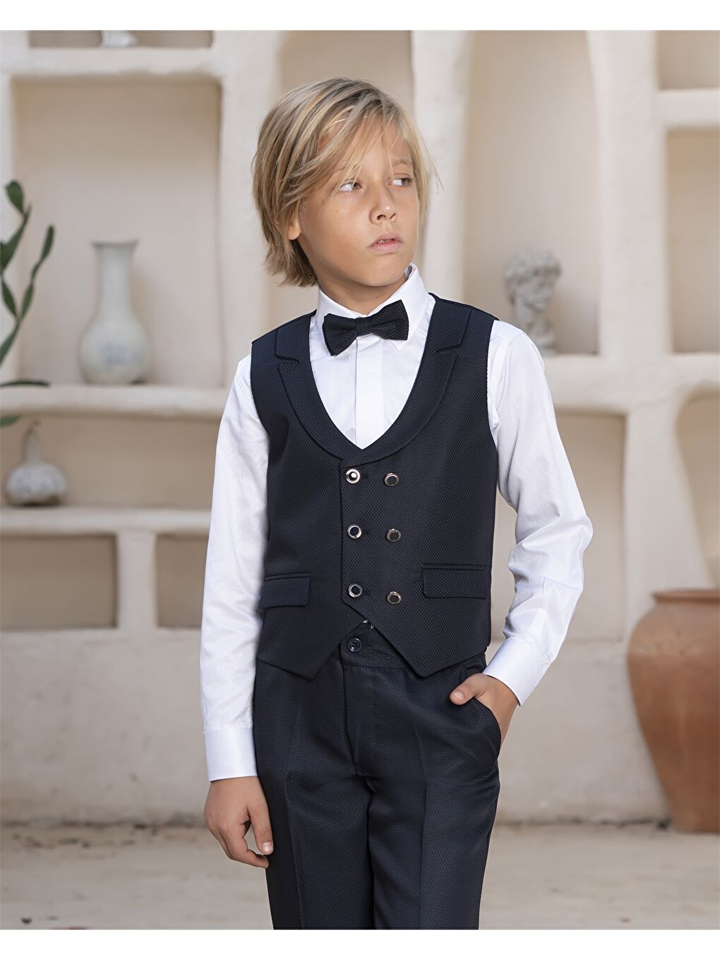 Lacivert Erkek Çocuk Takım Elbise