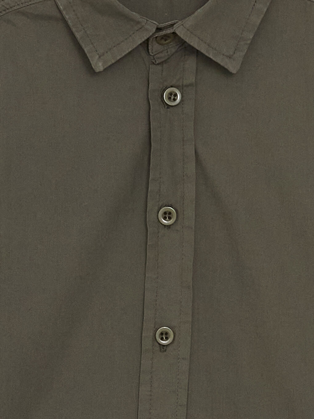 Basic Long Sleeve Boys' Shirt-1