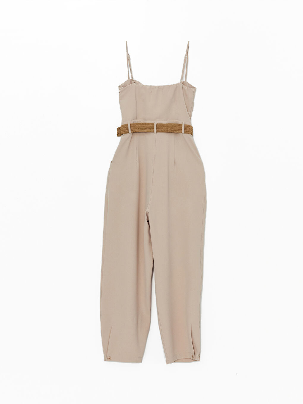 Sweetheart Neck Plain Strap Women's Jumpsuit -S4OF69Z8-E7V